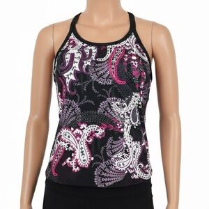 Athleta Pavitra Paisley Racerback Tank Top Size XS‎